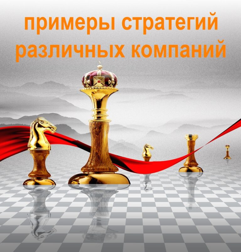 Примеры стратегии компании.